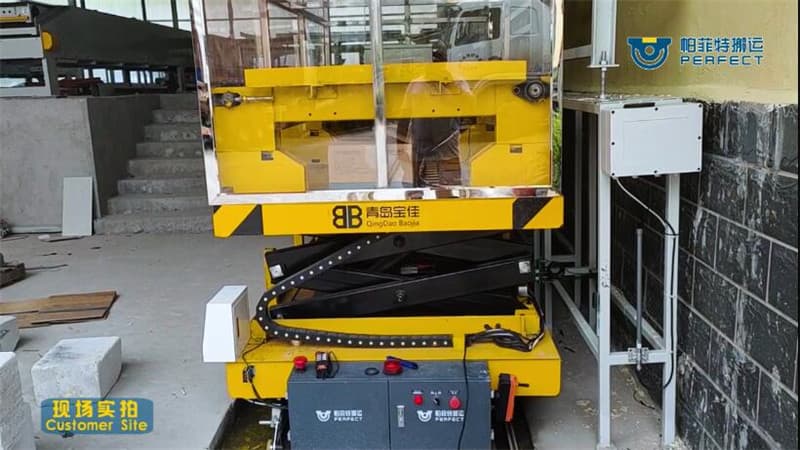 Motorized Die Cart With Emergency Stop 80 Tons